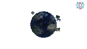 World Earth Sticker by Ehrlich Kicker