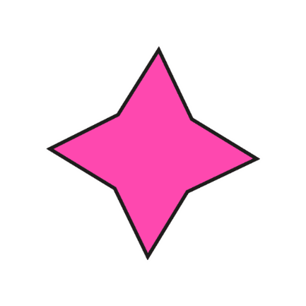 soyvalest pink star Sticker