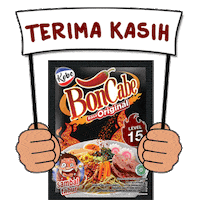 Pedas Terimakasih Sticker by BonCabe