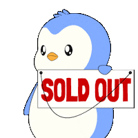 Run Out Sticker by Pudgy Penguins