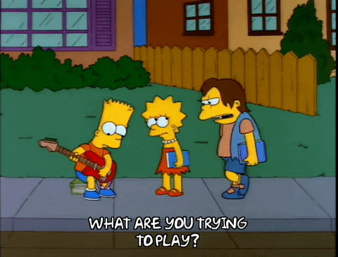 Playing Season 3 GIF by The Simpsons