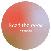 FineBeing ourwayofliving befiner finebeing Sticker