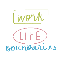 Life Work Sticker by Mind of Mica