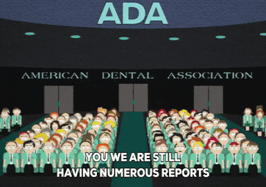 dental association audience GIF by South Park 