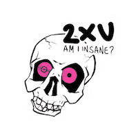 Skull Am I Insane Sticker by 2XU