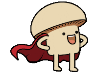 Super Hero Sticker by sillyshroomans