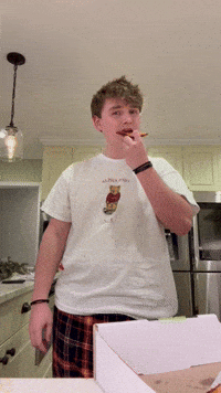 Hold On Eating GIF by TheDreamTeam 