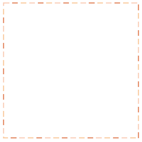 Orange Frame Sticker