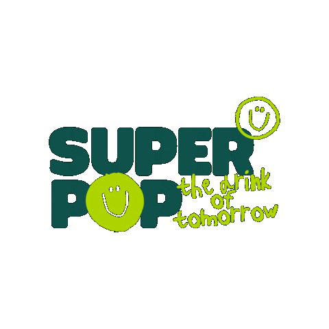DRINKSUPERPOP giphygifmaker smile smiley superpop Sticker