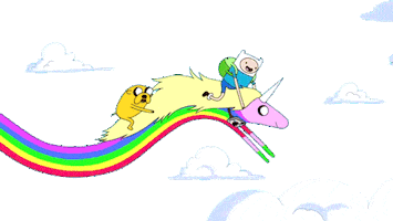 Happy Adventure Time Sticker