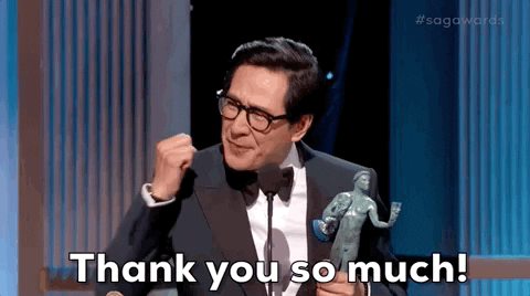 Thank You So Much GIF by SAG Awards