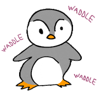 Little Penguin Winter Sticker by Thomas (Tommy) Kastrati