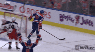 happy ice hockey GIF by NHL