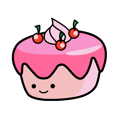 ALFASC giphyupload food smile cake Sticker