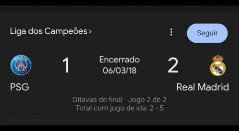 Real Madrid Vs Psg 2018 GIF