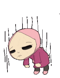 Sad All Day Long Sticker