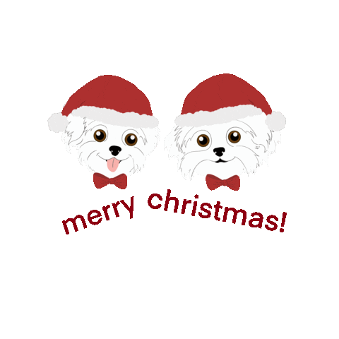 Merry Christmas Love Sticker by HammyandBrody