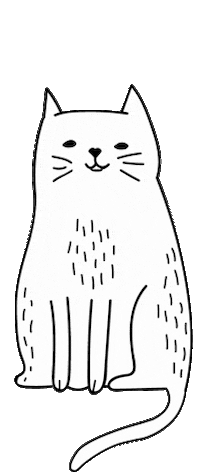 Cat Hihi Sticker by greenpetfood