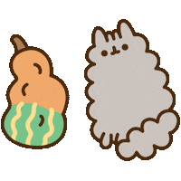 Cat Fall Sticker by Pusheen