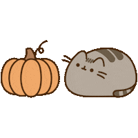 Cat Fall Sticker by Pusheen