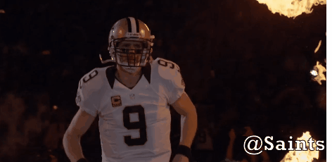Nfl Saints Gameday GIF by New Orleans Saints