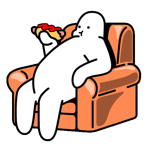 mr_donothing giphyupload fun hungry eat Sticker