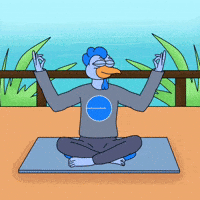 Yoga Meditation GIF by $ROOST