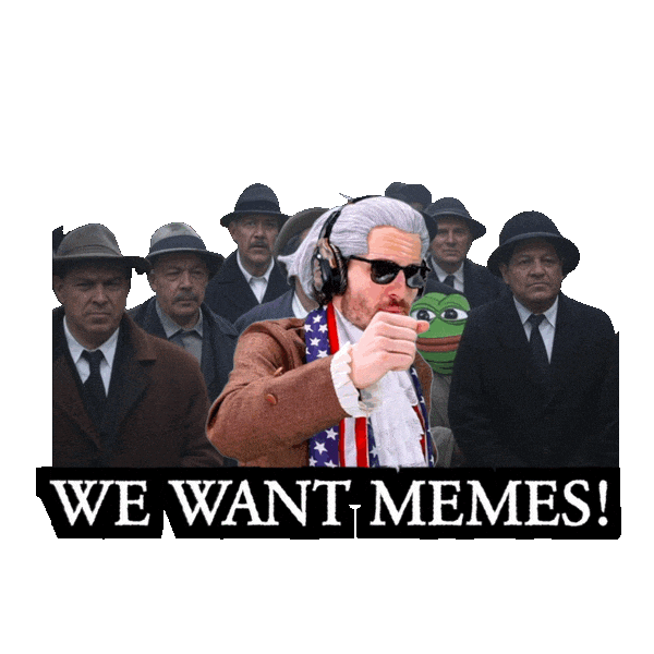 The Great Depression No Memes Sticker
