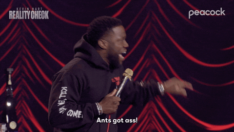 Kevin Hart Ant GIF by Peacock