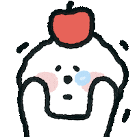 Apple Love Sticker