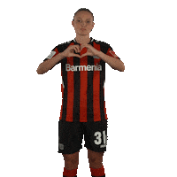 I Love You Heart Sticker by Bayer 04 Leverkusen