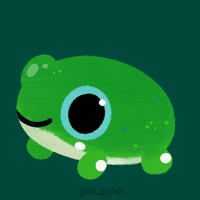 Frog What GIF by pikaole