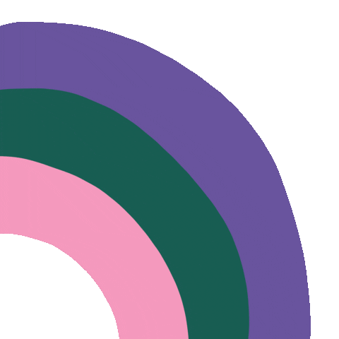 Rainbow Shape Sticker