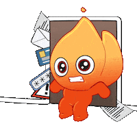 Data Breach Stress Sticker by Playember