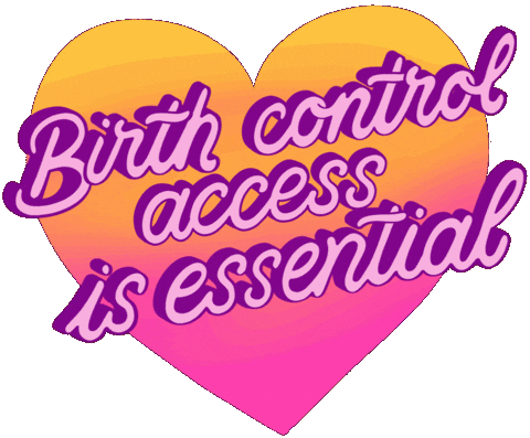 Reproductive Rights Love Sticker by Bedsider