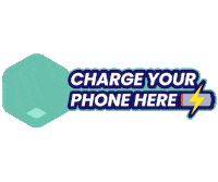 ChargedUp phone charge battery power up Sticker