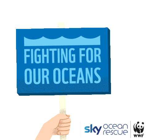 Planet B Sea Sticker by WWF_UK