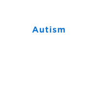 Autism A4 Sticker by Hopebridge Therapy Centers