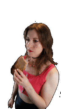 Bread Eating Sticker