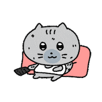 rinzzang cat tv weekend lazy Sticker