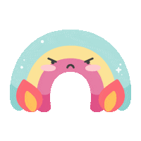 Happy Rainbow Sticker