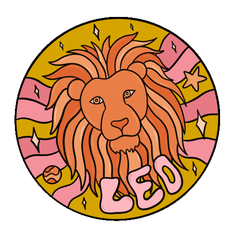 Zodiac Sign Vintage Sticker by Doodle by Meg