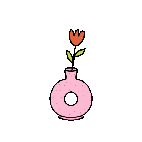 Illustration Flower Sticker
