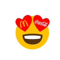Emoji Love Sticker by Coca-Cola Finland