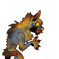 Angry Dog Sticker