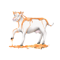 Cow Riyadh Sticker by AlMashtal Creative Space