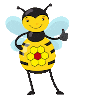 apisflora like bee honey flora Sticker