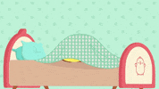 tired wake up GIF by Molang.Official