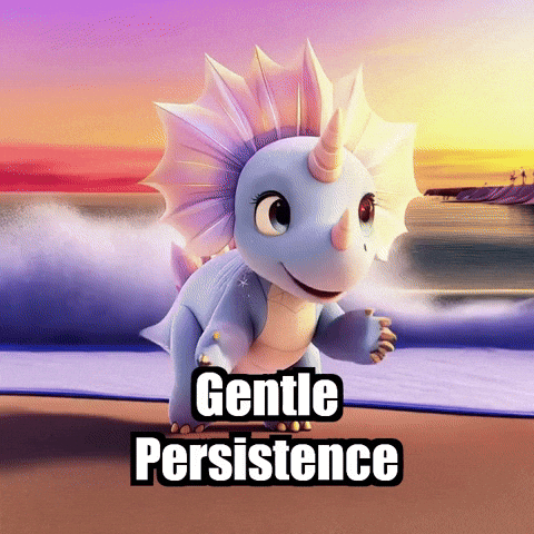 Wisdom Persistence GIF by Divineasaur