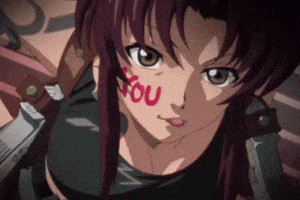 Black Lagoon Anime Woman GIF